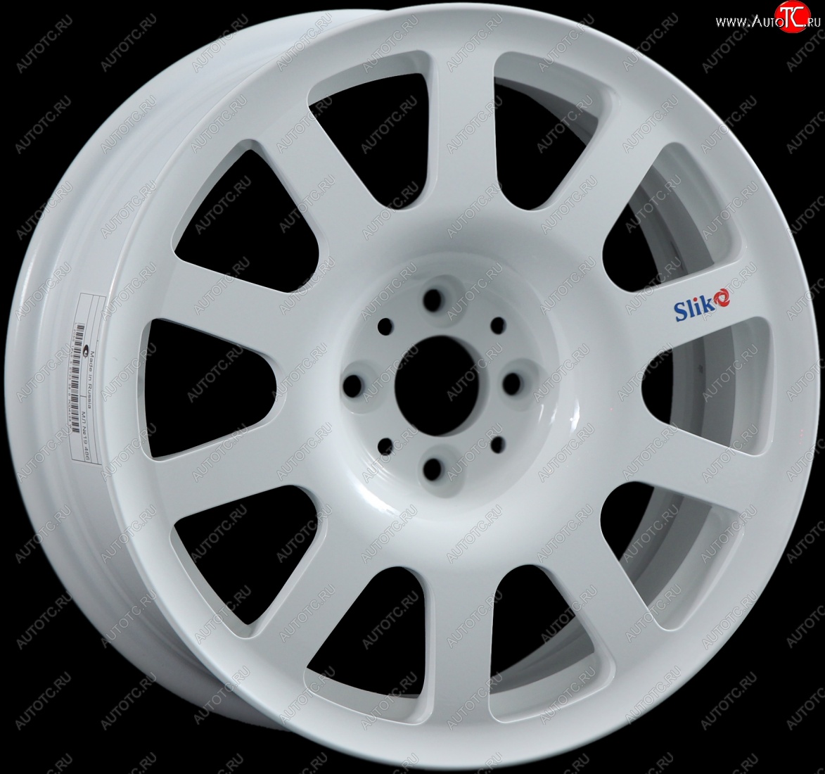 10 199 р. Кованый диск Slik SPORT R16x6.5 Белый (W) 6.5x16 Nissan Qashqai 1 дорестайлинг (2007-2010) 5x114.3xDIA66.1xET40.0 (Цвет: W)