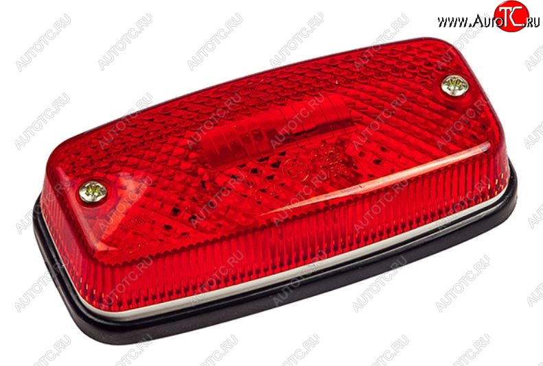 284 р. Фонарь контурный Евросвет ЕС 04.К (LED, красный с кронштейном) ГАЗ Соболь NN шасси (2022-2025) (12В)  с доставкой в г. Майкоп