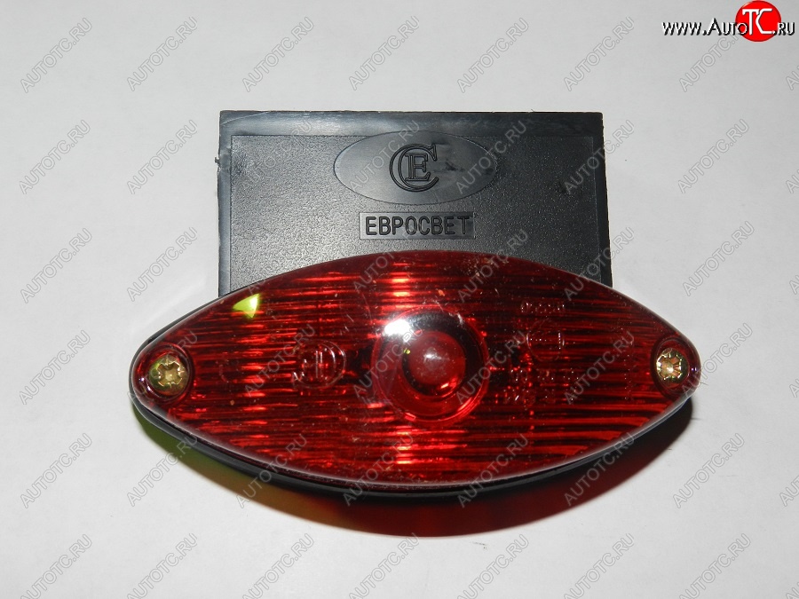 203 р. Фонарь контурный задний Евросвет ГФ 2 (LED и лампа 5 Вт, красный с кронштейном) Sokon Sokon (2008-2025) (12В)  с доставкой в г. Майкоп