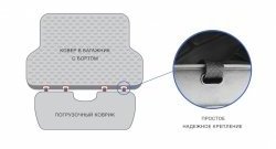 1 529 р. Универсальный погрузочный коврик Element в багажник автомобиля Porsche Cayenne 958 рестайлинг (2014-2018)  с доставкой в г. Майкоп. Увеличить фотографию 4