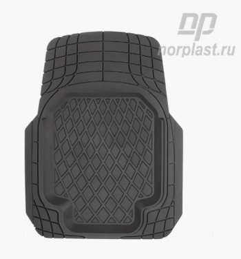 Коврик салонный универсальный литьевой (передний, 589х771 мм) Norplast Lidec Nissan Qashqai +2 1 J10 дорестайлинг (2008-2010)