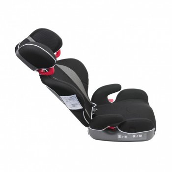 14 249 р. Кресло детское автомобильное Saratto Highback Junior Quattro (группа 2/3) Toyota Trafic (2001-2014) (Цвет: черный с серым)  с доставкой в г. Майкоп. Увеличить фотографию 3