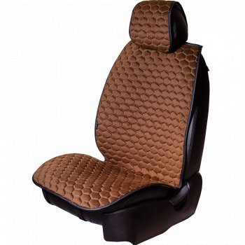 Комплект накидок на сиденья Lord Autofashion Тейлор (велюр, 5 мест)  (Коричневый 3705)