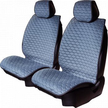 Комплект накидок на сиденья Lord Autofashion Тейлор (велюр, 5 мест)  (Серо-Голубой 290)