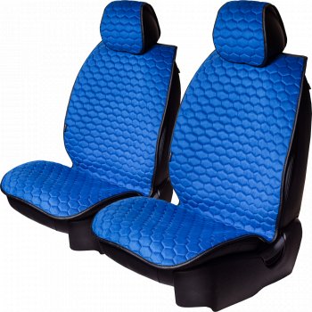 Комплект накидок на сиденья Lord Autofashion Тейлор (велюр, 5 мест)  (Синий 2650)