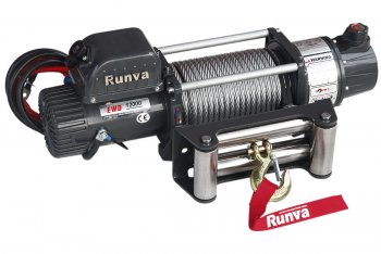 Лебёдка электрическая 12000 lbs 5443 кг Runva Saturn Vue (2002-2007) (стальной трос, двухскоростная)