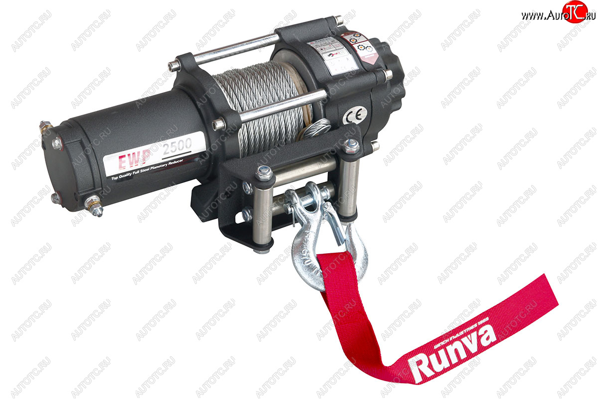 20 999 р. Лебёдка электрическая 2500A lbs 1140 кг Runva Suzuki Jimny JB23/JB43 2-ой рестайлинг (2012-2018) (стальной трос)  с доставкой в г. Майкоп