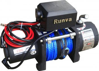 Лебёдка электрическая 5000 lbs 2268 кг 12V Runva Saturn Vue (2002-2007) (синтетический трос)