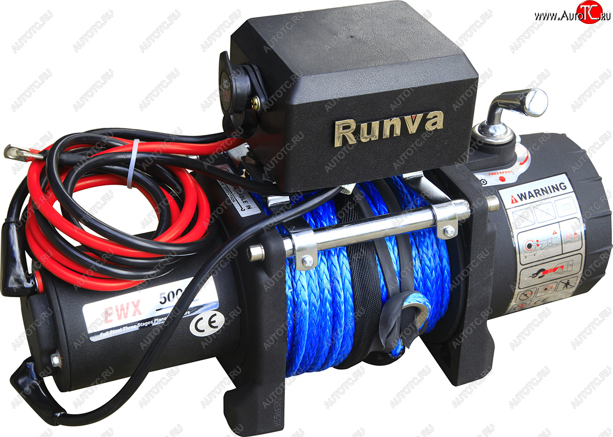 42 999 р. Лебёдка электрическая 5000 lbs 2268 кг 12V Runva Mazda CX-8 KG2P KG5P дорестайлинг (2017-2022) (синтетический трос)  с доставкой в г. Майкоп
