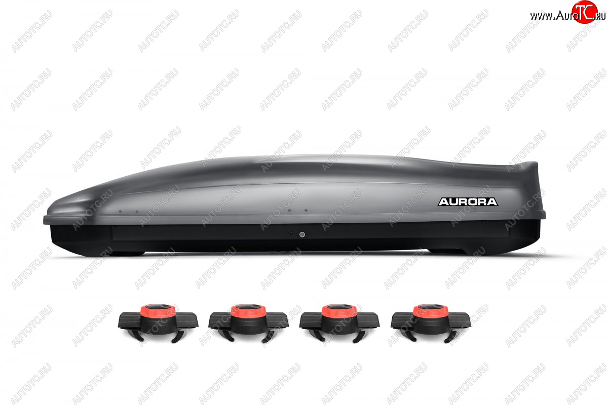 24 099 р. Багажный бокс AURORA (560 л/213x84x42 см, двусторонний, крепление краб) на крышу   (Titan LC)  с доставкой в г. Майкоп