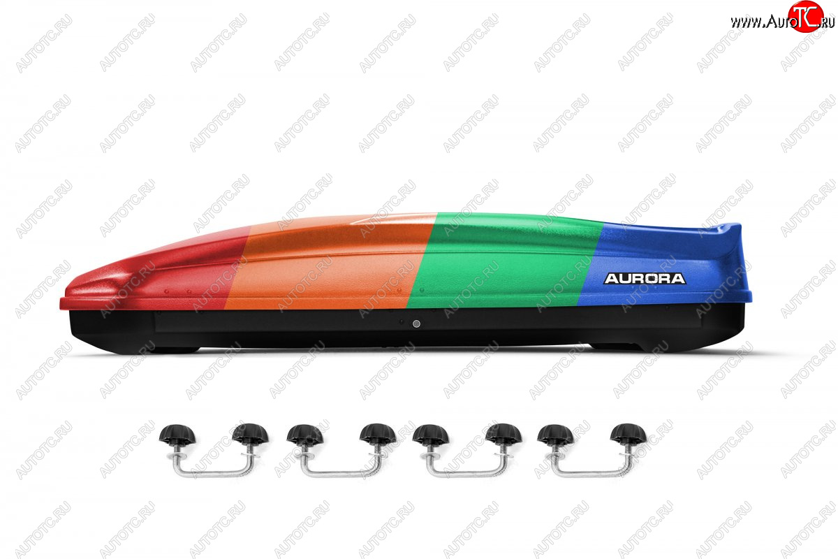 26 099 р. Багажный бокс AURORA (560 л/213x84x42 см, двусторонний, крепление скоба) на крышу   (Color LC)  с доставкой в г. Майкоп