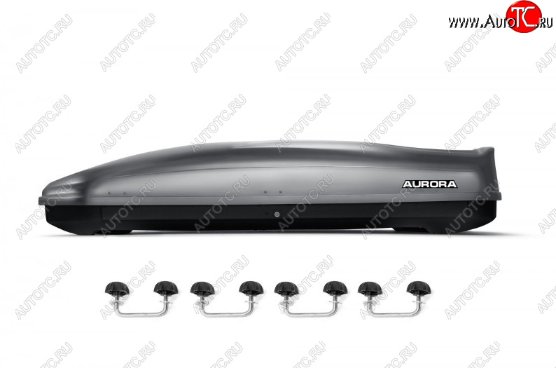 22 399 р. Багажный бокс AURORA (560 л/213x84x42 см, двусторонний, крепление скоба) на крышу   (Titan LC)  с доставкой в г. Майкоп