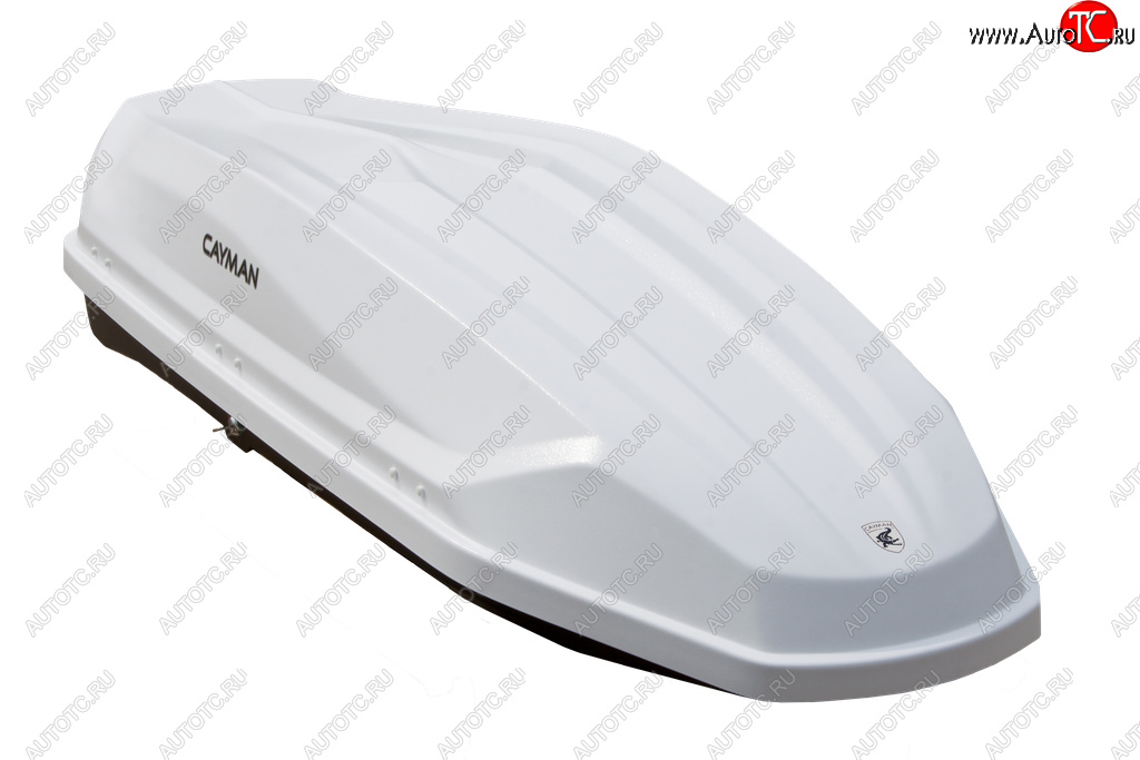 27 699 р. Автобокс CAYMAN (420 л. 196х73х38 см)   (белое тиснение)  с доставкой в г. Майкоп