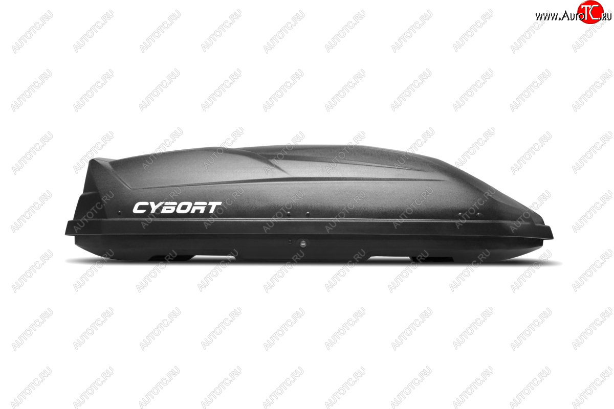 44 799 р. Багажный бокс CYBORT CarNet (460 л/206x86x40 см, двухсторонний, быстросъемные крепления краб) на крышу   (черный металлик)  с доставкой в г. Майкоп
