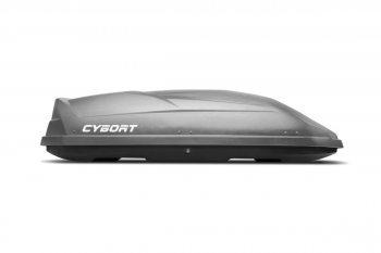 39 799 р. Багажный бокс CYBORT CarNet (460 л, двухсторонний, быстросъемные крепления краб) на крышу   (серый матовый с защитным покрытием Raptor)  с доставкой в г. Майкоп. Увеличить фотографию 5