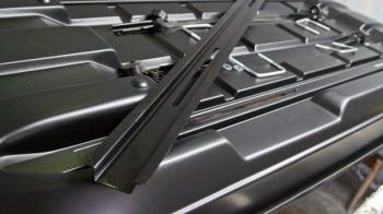 27 599 р. Автобокс LEVEL Касатка (450 л. 190х80х45 см)   (Черный)  с доставкой в г. Майкоп. Увеличить фотографию 5