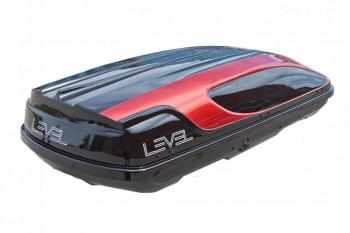 31 999 р. Автобокс LEVEL Касатка (450 л. 190х80х45 см)   (Черно-красный)  с доставкой в г. Майкоп. Увеличить фотографию 2