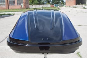 31 999 р. Автобокс LEVEL Касатка (450 л. 190х80х45 см)   (Черно-синий)  с доставкой в г. Майкоп. Увеличить фотографию 3