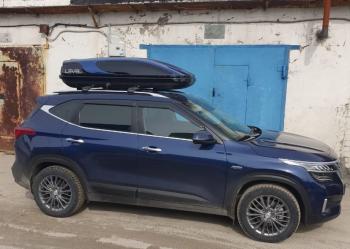 31 999 р. Автобокс LEVEL Касатка (450 л. 190х80х45 см)   (Черно-синий)  с доставкой в г. Майкоп. Увеличить фотографию 5
