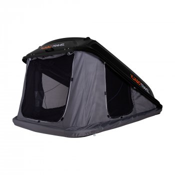 121 999 р. Багажный бокс-палатка Yuago Travel 2.0 (зима, 1000 л/230x160x35 см) на крышу Chery Tiggo 7 (2016-2020) (Черный бокс, тент графит)  с доставкой в г. Майкоп. Увеличить фотографию 3