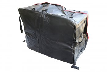 10 899 р. Багажный бокс на крышу (мягкий, 130x100x40 см) РИФ Isuzu NQR71 (2005-2025) (130x100x40 см)  с доставкой в г. Майкоп. Увеличить фотографию 2