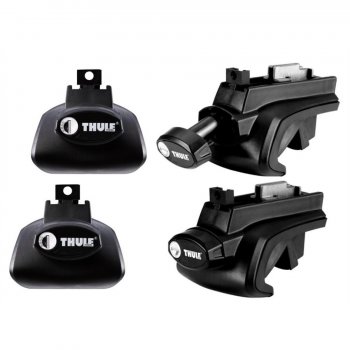 15 449 р. Поперечные дуги рейлингов THULE WingBar (длина дуг 127 см) Mercedes-Benz E-Class W212 дорестайлинг седан (2009-2012) (цвет: черный)  с доставкой в г. Майкоп. Увеличить фотографию 2