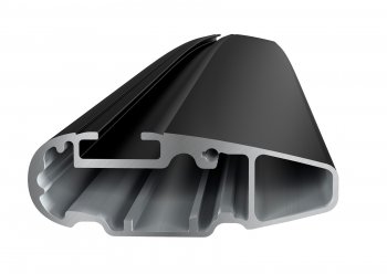 15 449 р. Поперечные дуги рейлингов THULE WingBar (длина дуг 127 см) Mercedes-Benz E-Class W212 дорестайлинг седан (2009-2012) (цвет: черный)  с доставкой в г. Майкоп. Увеличить фотографию 4