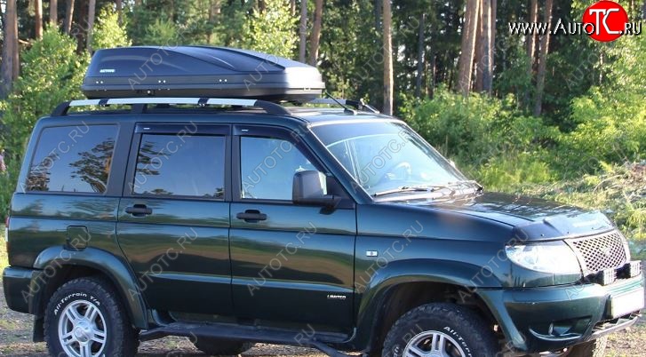29 389 р. Автобокс PT GROUP (450 л., 187х88х44, двустороннее открывание) Active M черный Toyota Vista седан (1990-1994) (Черный)  с доставкой в г. Майкоп