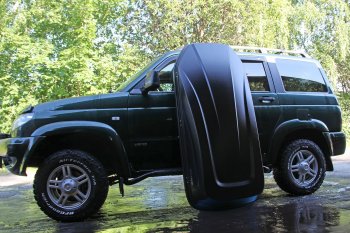 29 389 р. Автобокс PT GROUP (450 л., 187х88х44, двустороннее открывание) Active M черный Toyota Vista седан (1990-1994) (Черный)  с доставкой в г. Майкоп. Увеличить фотографию 3
