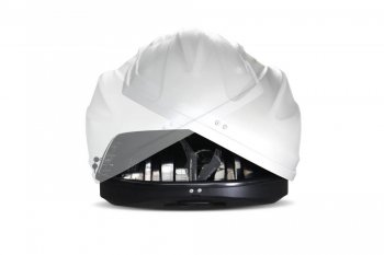 Автобокс PT GROUP (360л., 140х83х45, двустороннее открывание) Turino Compact белый   (Белый)