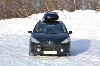 28 499 р. Автобокс PT GROUP (510л., 210х45х81, двустороннее открывание) Turino Sport черный Ford Focus 2  седан дорестайлинг (2004-2008) (Черный)  с доставкой в г. Майкоп. Увеличить фотографию 3