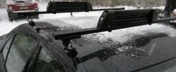 2 349 р. Крепление для 3 комплектов лыж или 2 сноубордов Amos Ski Lock 3 KIA Shuma (2001-2004) (Цвет: серебристый)  с доставкой в г. Майкоп. Увеличить фотографию 3