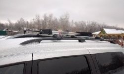 2 349 р. Крепление для 3 комплектов лыж или 2 сноубордов Amos Ski Lock 3 KIA Shuma (2001-2004) (Цвет: серебристый)  с доставкой в г. Майкоп. Увеличить фотографию 5