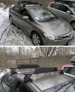 2 449 р. Крепление 5 комплектов лыж или 4 сноубордов Amos Ski Lock 5 KIA Shuma (2001-2004)  с доставкой в г. Майкоп. Увеличить фотографию 5