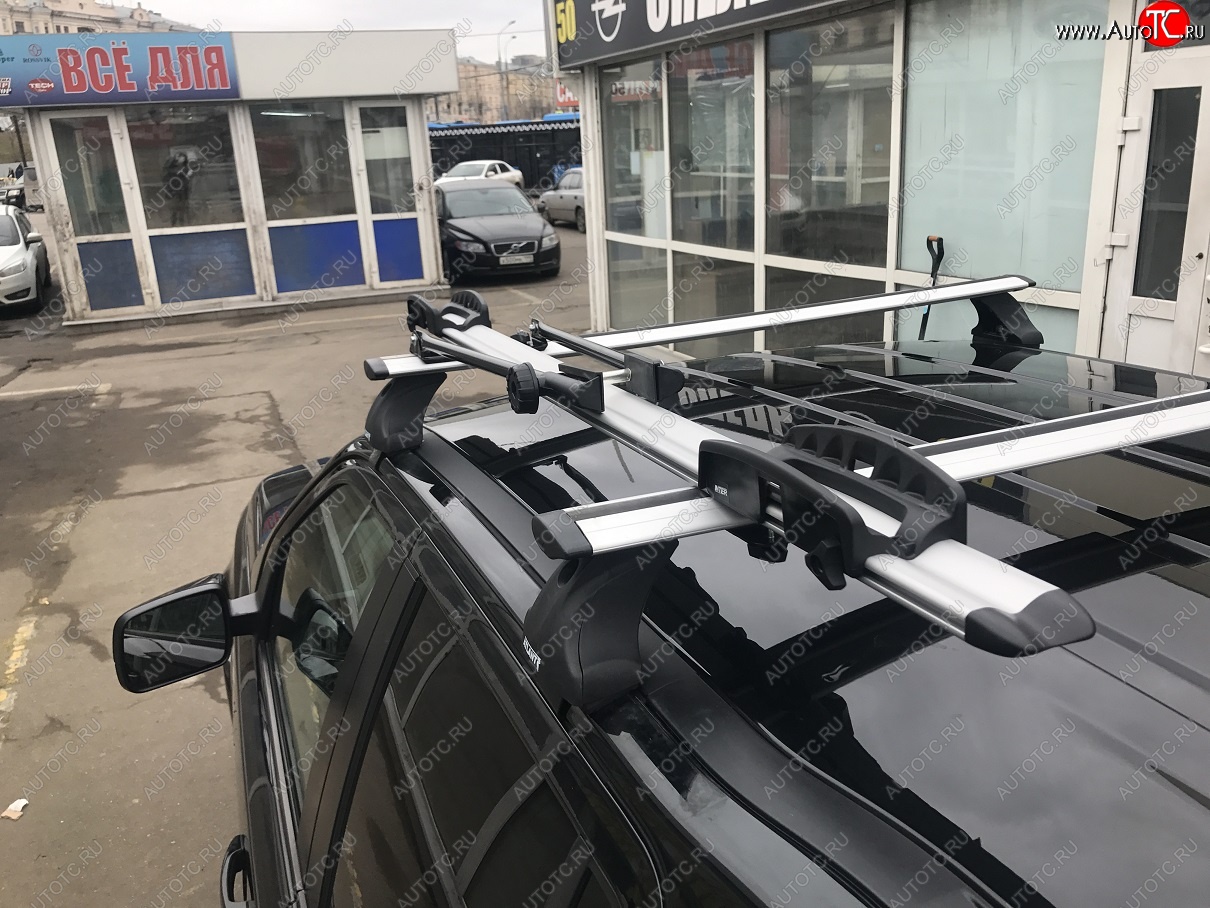 2 249 р. Крепление велосипеда на крышу Inter II (алюминий) Subaru Legacy BD/B11 седан дорестайлинг (1993-1996)  с доставкой в г. Майкоп