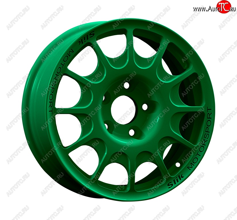 23 799 р. Кованый диск Slik Classic Sport L-1844S 5.5x15   (Candy изумрудно-зеленый (Candy Green))  с доставкой в г. Майкоп