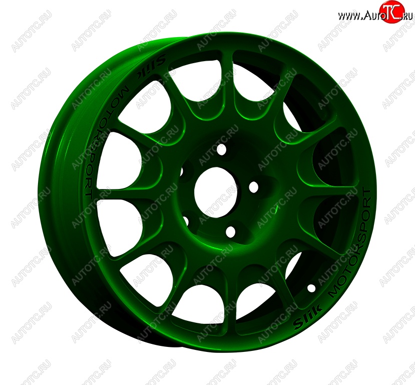 23 799 р. Кованый диск Slik Classic Sport L-1844S 5.5x15   (Зеленый (GREEEN))  с доставкой в г. Майкоп