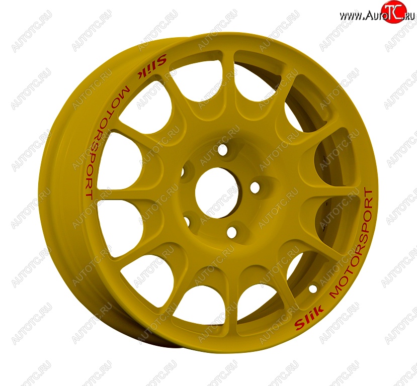 23 799 р. Кованый диск Slik Classic Sport L-1844S 5.5x15   (Ярко желтый RAL1021 (YELLOW))  с доставкой в г. Майкоп