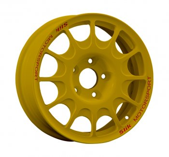 Кованый диск Slik Classic Sport L-1844S 6.5x15  (Ярко желтый RAL1021 (YELLOW))