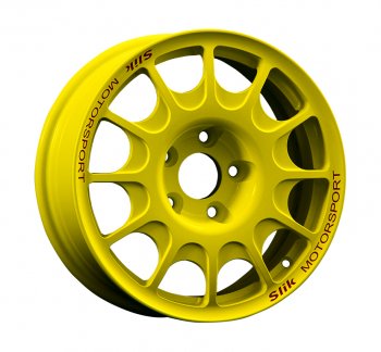 Кованый диск Slik Classic Sport L-1844S 6.5x15  (Candy ярко-желтый (Candy YELLOW))