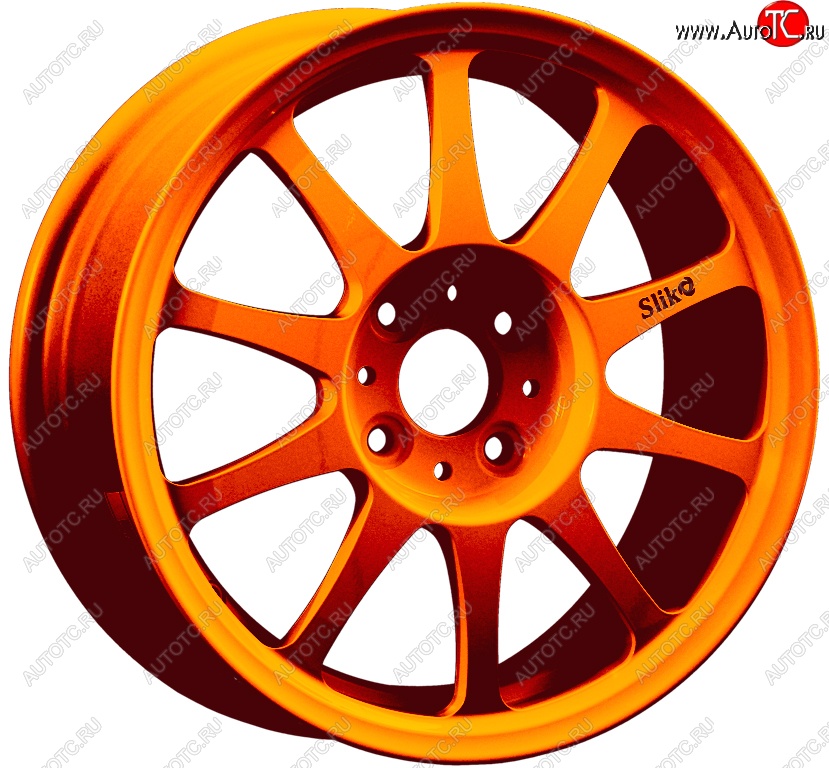 14 899 р. Кованый диск Slik Classic Sport L-5411S 6.0x15   (Ярко оранжевый (ORANGE))  с доставкой в г. Майкоп