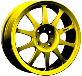 Кованый диск Slik Classic Sport L-5411S 6.0x15  (Candy ярко-желтый (Candy YELLOW))
