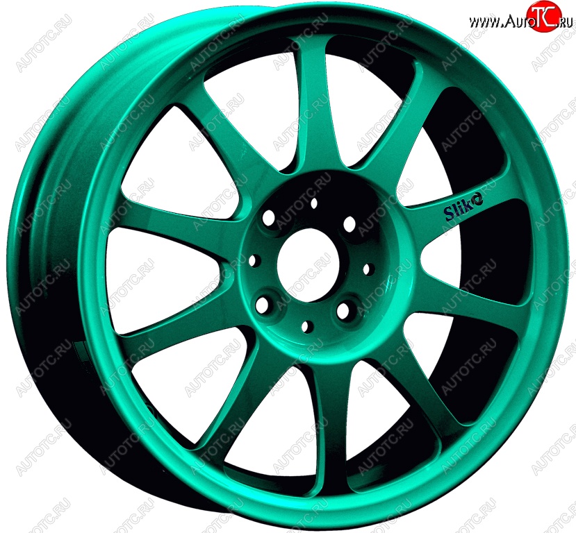 14 899 р. Кованый диск Slik Classic Sport L-5411S 6.0x15   (Candy изумрудно-зеленый (Candy Green))  с доставкой в г. Майкоп
