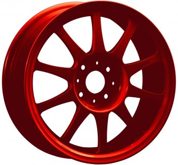 Кованый диск Slik Classic Sport L-5411S 6.0x15  (Candy красный (Candy RED))