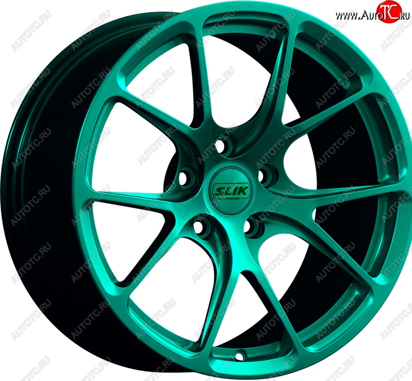 17 799 р. Кованый диск Slik TuningPro L-754 9.0x17   (Candy изумрудно-зеленый (Candy Green))  с доставкой в г. Майкоп