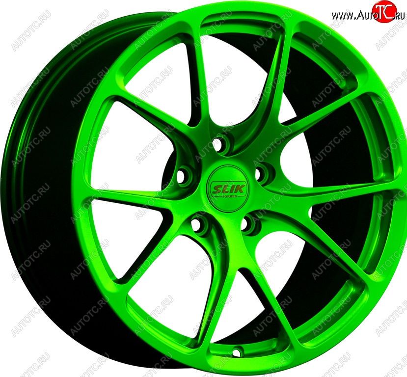 17 799 р. Кованый диск Slik TuningPro L-754 9.0x17   (RAL 6038 ярко-зеленый (6038))  с доставкой в г. Майкоп