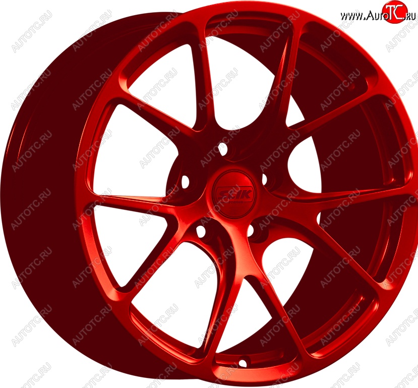 17 799 р. Кованый диск Slik TuningPro L-754 9.0x17   (Красный (RED))  с доставкой в г. Майкоп