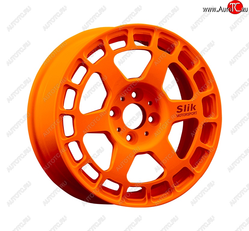 7 540 р. Кованый диск Slik Classic Sport L-151S 6.5x15 Ravon R4 (2016-2020) 4x100.0xDIA56.6xET39.0 (Ярко оранжевый (ORANGE))