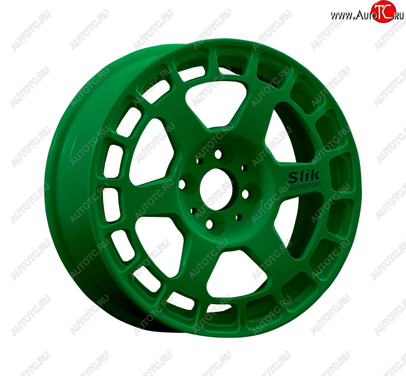 7 540 р. Кованый диск Slik Classic Sport L-151S 6.5x15   (Candy изумрудно-зеленый (Candy Green))  с доставкой в г. Майкоп