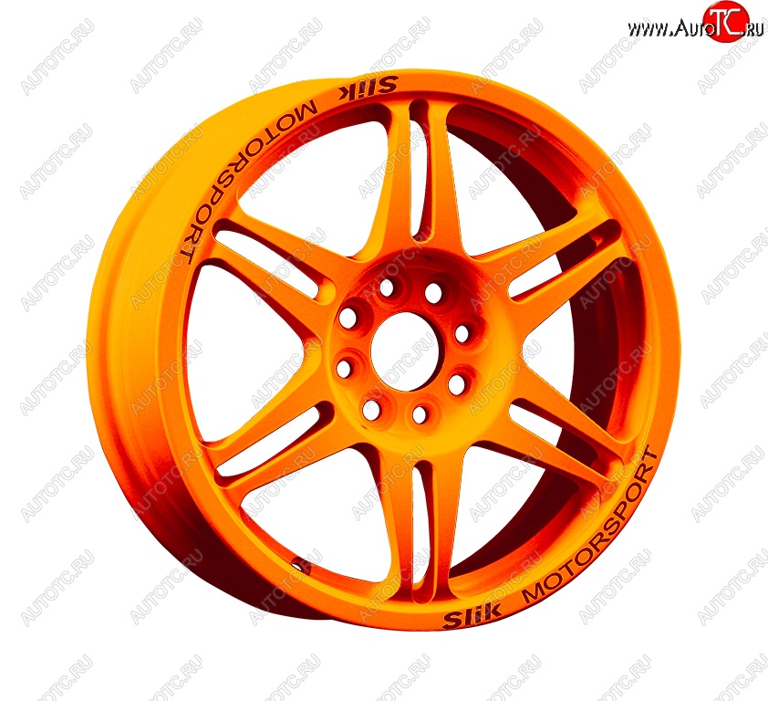 7 540 р. Кованый диск Slik Classic Sport L-152S 6.5x15   (Ярко оранжевый (ORANGE))  с доставкой в г. Майкоп